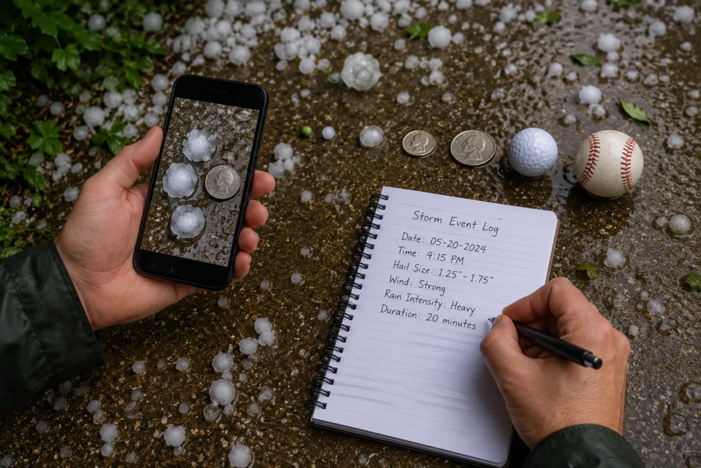 How to Document Hail Damage for an Insurance Claim 3